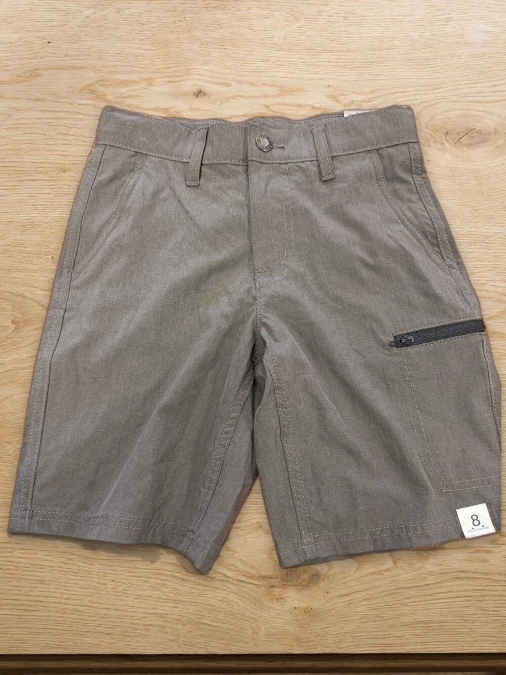 Sonoma Boys Tech Flexwear Shorts Gray Size 8 New With Tags